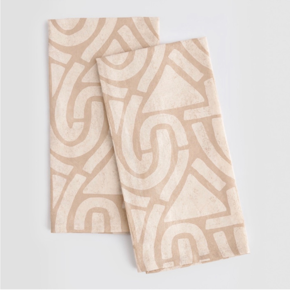 S/2 New Minted Tea Towels “Antique”